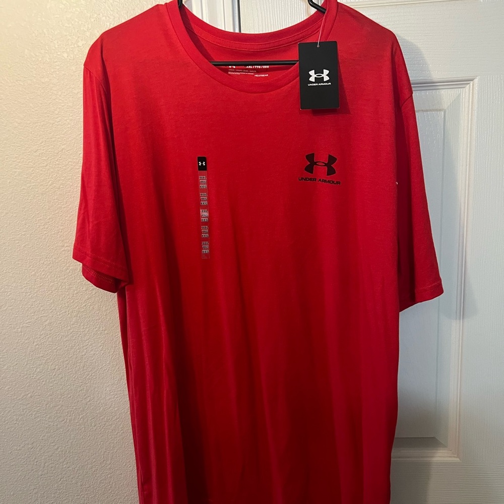 Under Armour Men's Vibrant Red Short Sleeve Tee